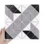 Tile Aztec Vector Grey Matte