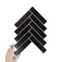 Tile Herringbone XL Black Matte