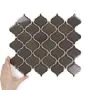 Tile Arabesque Medium Smoke Grey Gloss