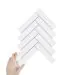 Current selected product: Tile Herringbone XL White Gloss
