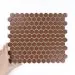 Current selected product: Tile Hexagon Small Brown Matte