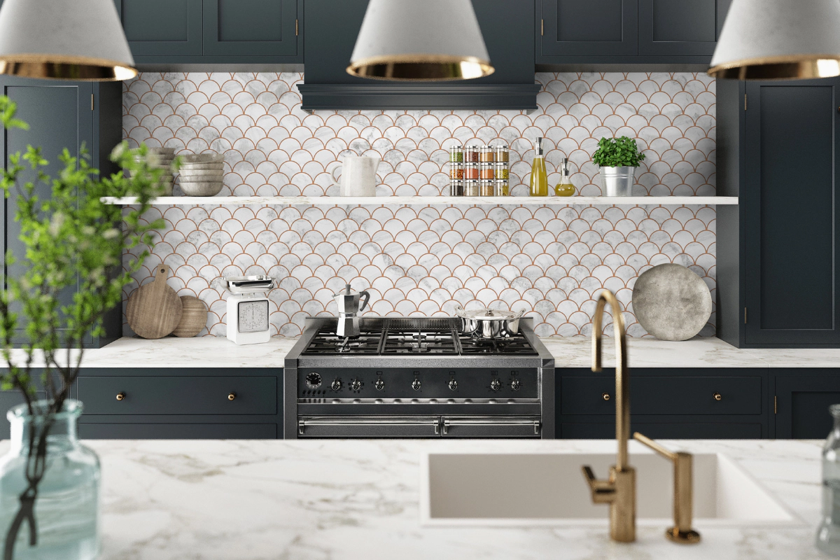Ceramic tiles for the kitchen