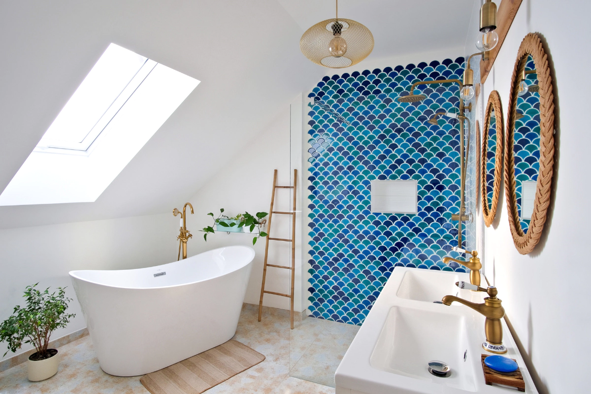 Nautical-Style Bathroom